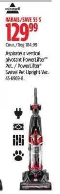 Canadian Tire PowerLifter Swivel Pet Upright Vac offer