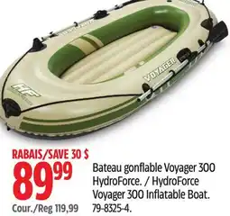 Canadian Tire HydroForce Voyager 300 Inflatable Boat offer