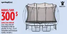 Canadian Tire Springfree 11 x 11´ Trampoline and Enclosure Combo offer