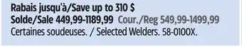 Canadian Tire Lincoln Welders offer