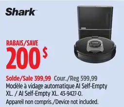 Canadian Tire Shark AI Self-Empty XL offer
