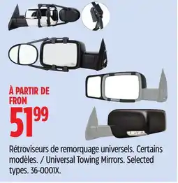 Canadian Tire K-source Universal Towing Mirrors offer