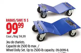 Canadian Tire Certified Wheel Dolly Set offer
