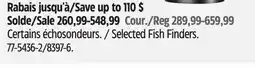 Canadian Tire Garmin Selected Fish Finders offer