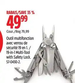 Canadian Tire MAXIMUM 19-in-1 Multi-Tool with Safety Lock offer