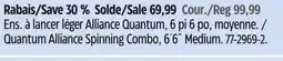 Canadian Tire Quantum Alliance Spinning Combo, 6´6˝ Medium offer