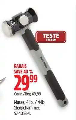 Canadian Tire Maximum 4-lb Sledgehammer offer