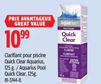Canadian Tire Aquarius Pool Quick Clear, 125g offer