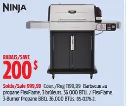 Canadian Tire Ninja FlexFlame 3-Burner Propane BBQ offer