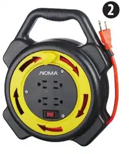 Canadian Tire NOMA 25´ 16/3 4-Outlet Cord Reel offer