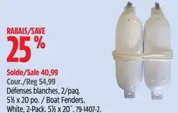 Canadian Tire Boat Fenders offer