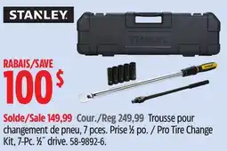 Canadian Tire Stanley Pro Tire Change Kit, 7-Pc offer