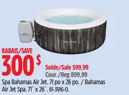 Canadian Tire Saluspa Bahamas Air Jet Spa offer
