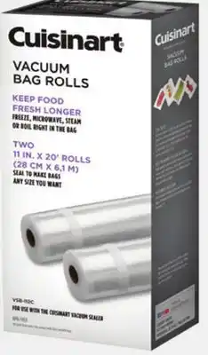 Canadian Tire Cuisinart Food Preservation Vacuum Sealer Roll offer