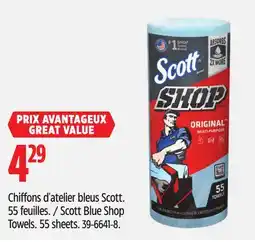 Canadian Tire Scott Blue Shop Towels offer