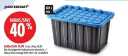 Canadian Tire Mastercraft Heavy-Duty Storage Tote with Lid offer