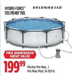 Canadian Tire Hydro-force Pro Max Pool offer