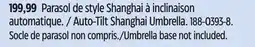 Canadian Tire Auto-Tilt Shanghai Umbrella offer