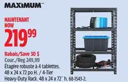 Canadian Tire Maximum 4-Tier Heavy-Duty Rack offer