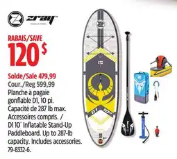 Canadian Tire D1 10´ Inflatable Stand-Up Paddleboard offer