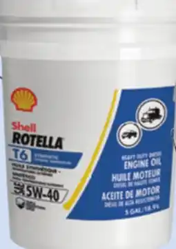 Canadian Tire 5W40 T6 Synthetic Motor Oil offer
