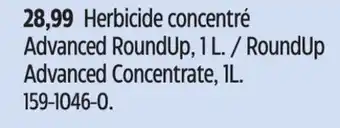 Canadian Tire RoundUp Advanced Concentrate, 1L offer