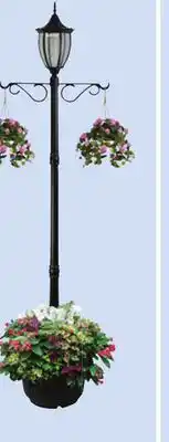 Canadian Tire For Living Cresmont Outdoor Solar Lamp/Planter offer