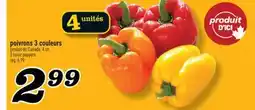 Marché Richelieu POIVRONS 3 COULEURS | 3 COLOR PEPPERS offer