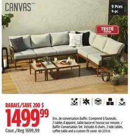 Canadian Tire Baffin Conversation Set offer
