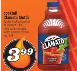 Marché Richelieu cocktail Clamato Mott's | Mott's Clamato cocktail offer