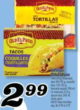 Marché Richelieu TORTILLAS OLD EL PASO | OLD EL PASO TORTILLAS offer