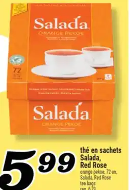 Marché Richelieu THÉ EN SACHETS SALADA, RED ROSE | SALADA, RED ROSE TEA BAGS offer