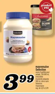 Marché Richelieu MAYONNAISE SELECTION | SELECTION MAYONNAISE offer