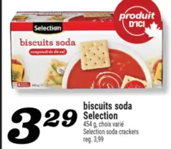 Marché Richelieu BISCUITS SODA SELECTION | SELECTION SODA CRACKERS offer