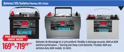 Canadian Tire MOTOMASTER Starting and Deep-Cycle Batteries offer