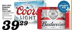 Marché Richelieu BIÈRE LABATT BUDWEISER, MOLSON COORS LIGHT | BEER offer