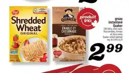 Marché Richelieu gruau instantané Quaker | Quaker instant oatmeal offer