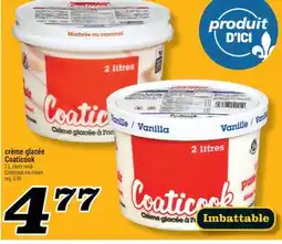 Marché Richelieu CRÈME GLACÉE COATICOOK | COATICOOK ICE CREAM offer