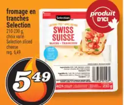 Marché Richelieu FROMAGE EN TRANCHES SELECTION | SELECTION SLICED CHEESE offer