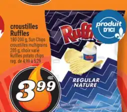 Marché Richelieu CROUSTILLES RUFFLES | RUFFLES POTATO CHIPS offer