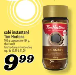 Marché Richelieu CAFÉ INSTANTANÉ TIM HORTONS | TIM HORTONS TIM HORTONS INSTANT COFFEE offer