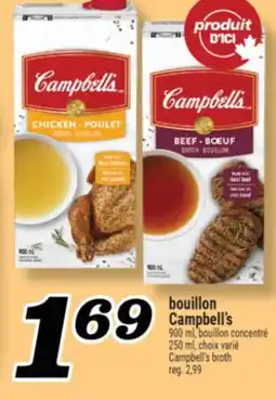 Marché Richelieu BOUILLON CAMPBELL'S | CAMPBELL'S BROTH offer