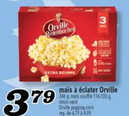 Marché Richelieu MAÏS À ÉCLATER ORVILLE | ORVILLE POPPING CORN offer