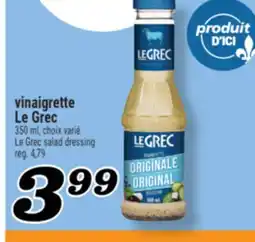 Marché Richelieu VINAIGRETTE LE GREC | LE GREC SALAD DRESSING offer