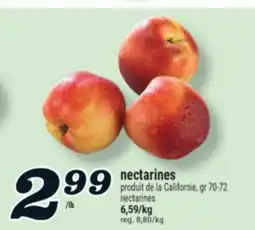Marché Richelieu NECTARINES | NECTARINES offer