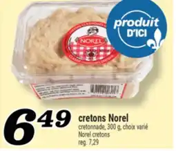 Marché Richelieu CRETONS NOREL | NOREL CRETONS offer