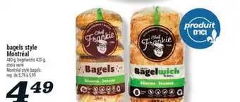 Marché Richelieu BAGELS STYLE MONTRÉAL | MONTRÉAL STYLE BAGELS offer
