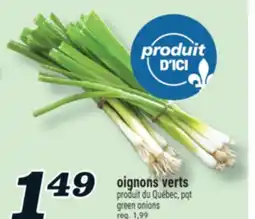 Marché Richelieu OIGNONS VERTS | GREEN ONIONS offer