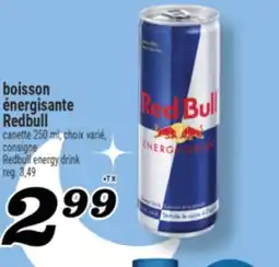 Marché Richelieu BOISSON ÉNERGISANTE REDBULL | REDBULL ENERGY DRINK offer