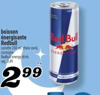 Marché Richelieu BOISSON ÉNERGISANTE REDBULL | REDBULL ENERGY DRINK offer